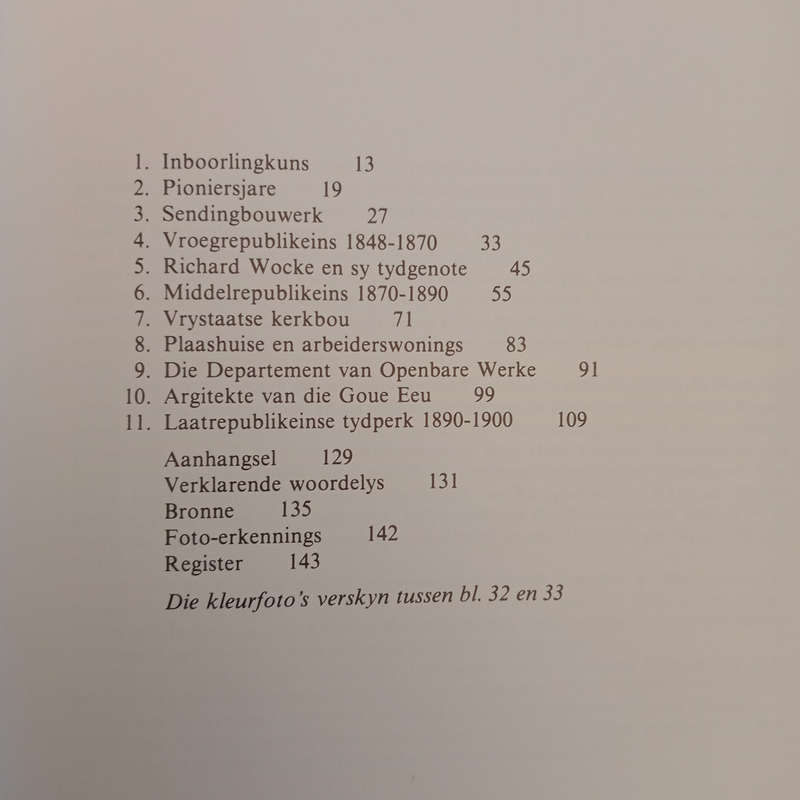 Vrystaatse Erfenis - Bouwerk en geboue in die 19de eeu (Karel Schoeman)
