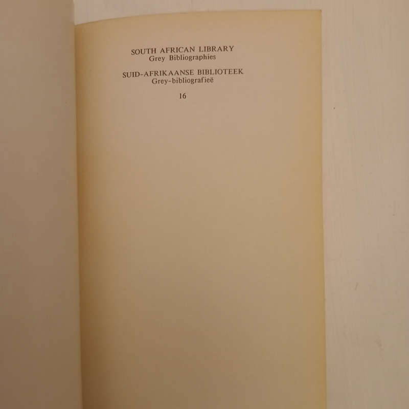 Southern African botanical literature, 1600-1988 (A. S. Kerkham)