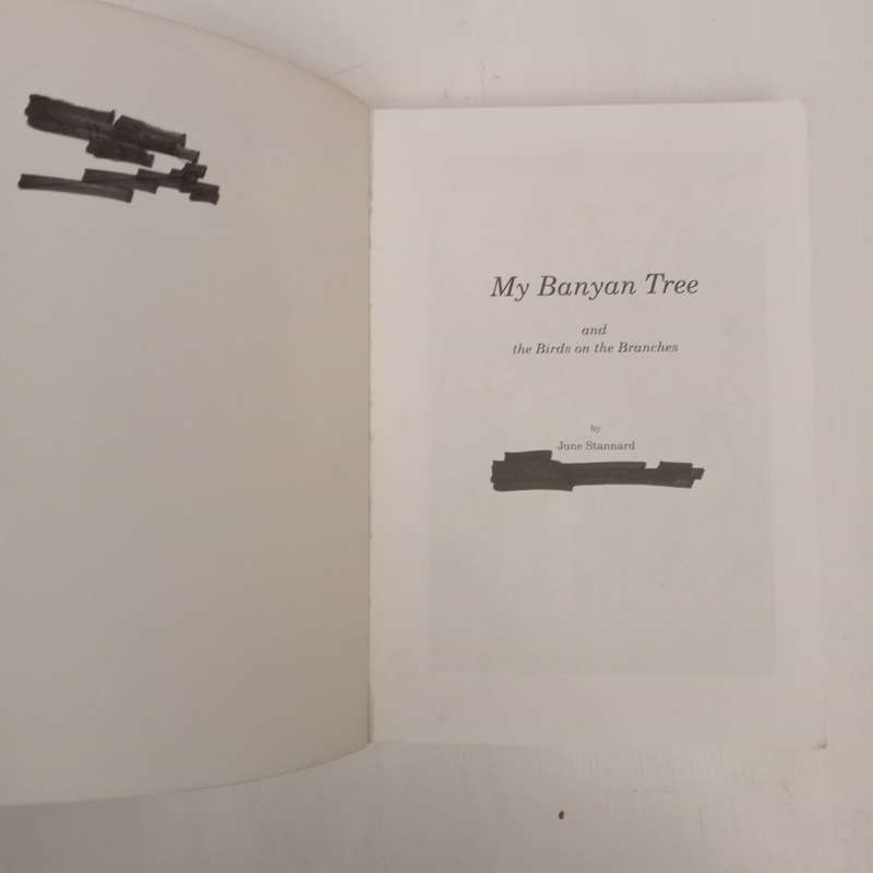 My Banyan Tree and the Birds on the Branches (June Stannard)