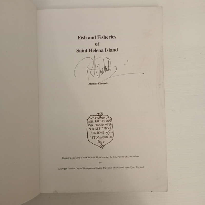 Fish and Fisheries of Saint Helena Island (Alasdair Edwards)