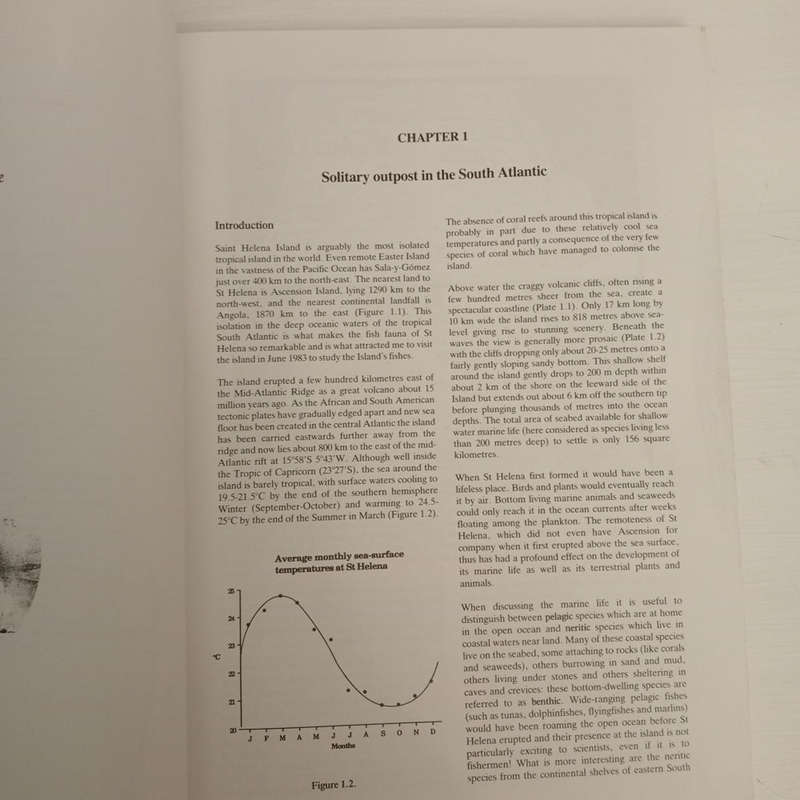 Fish and Fisheries of Saint Helena Island (Alasdair Edwards)