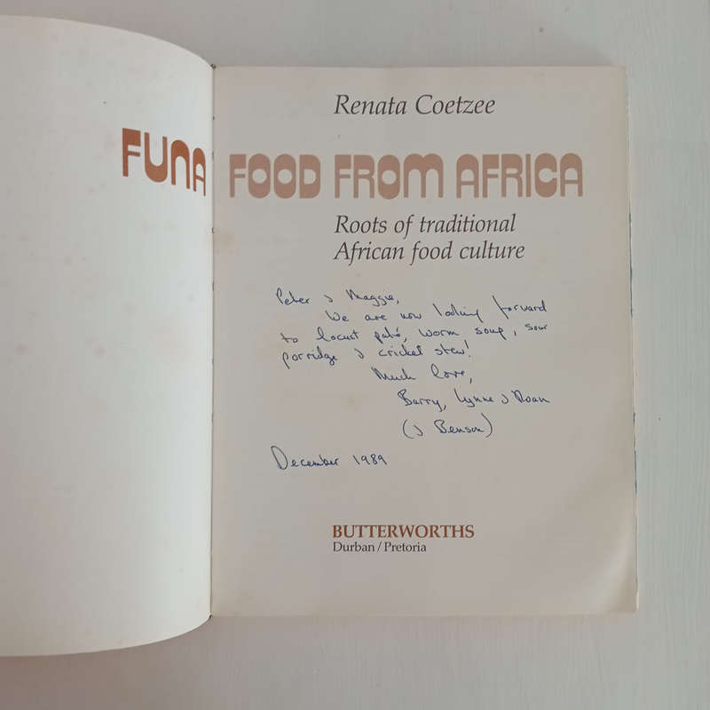 Funa, Food from Africa: Roots of Traditional African Food Culture  (Renata Coetzee)