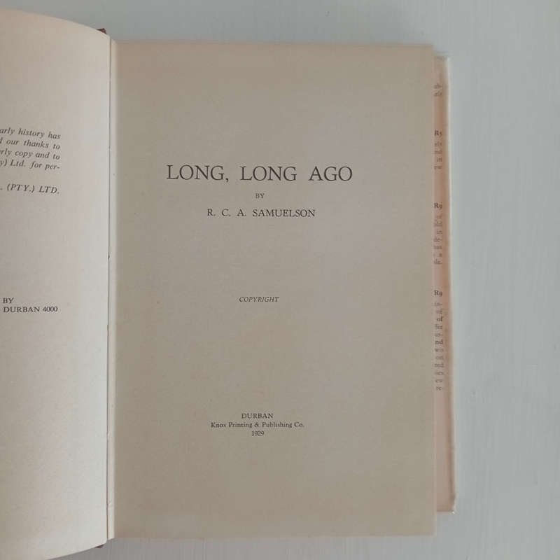 Long, Long Ago (RC Samuelson)