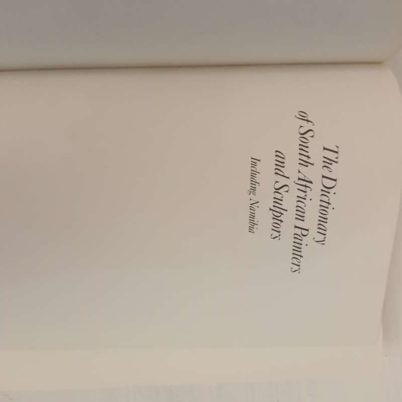 The Dictionary of South African Painters and Sculptors (Grania Ogilvie assisted by Carol Graff)