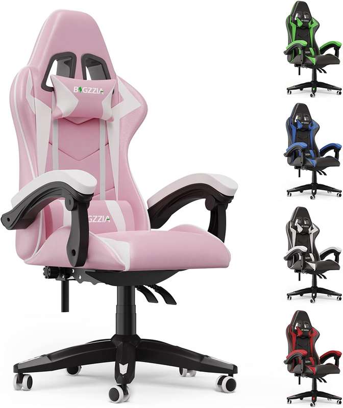 Gaming chairs - Pink / white