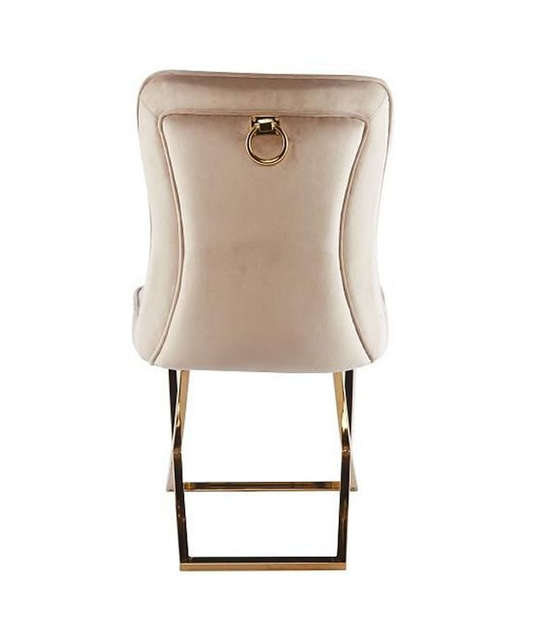 Velvet Dining Chair With Ring