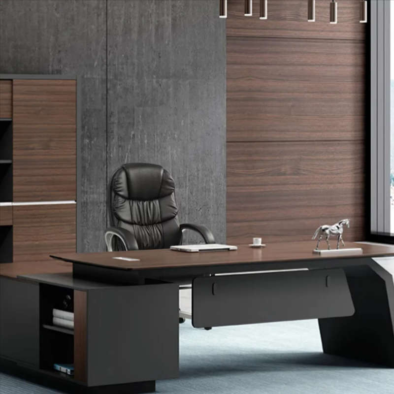 Office Chairs - Mid Back Executive PU Leather - Black