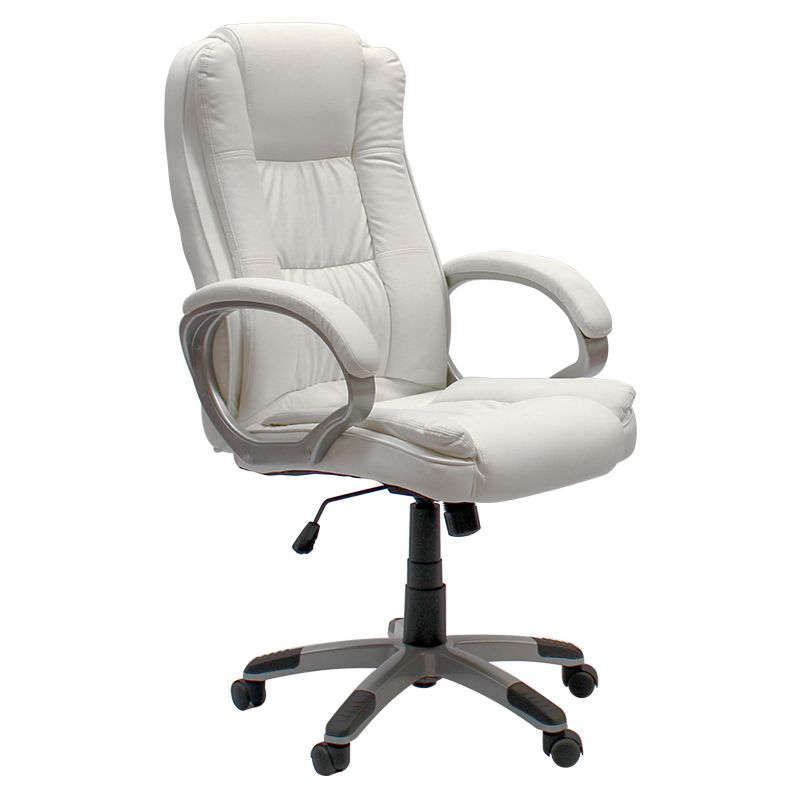 Executive PU Leather High Back - White