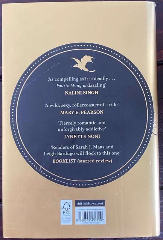 Fourth Wing by Rebecca Yarros  -  Hardcover