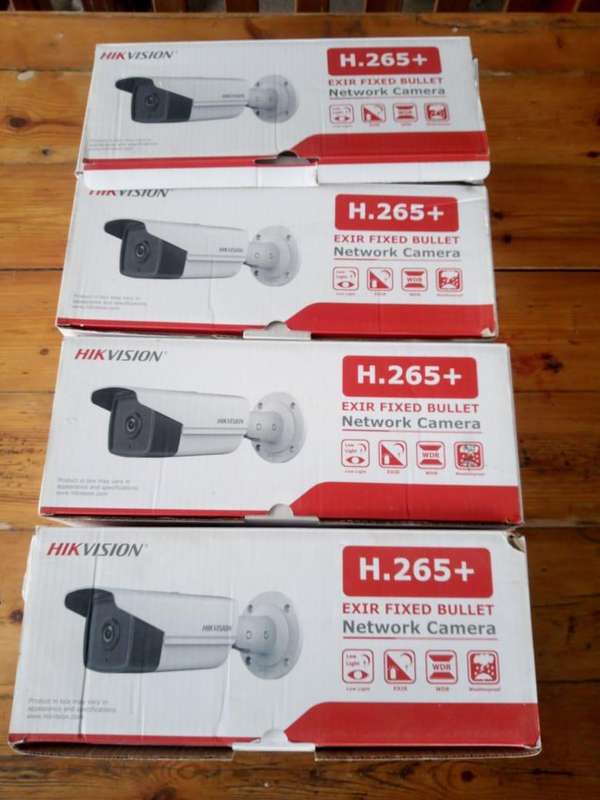 4 x Hikvision H265+ CCTV Cameras