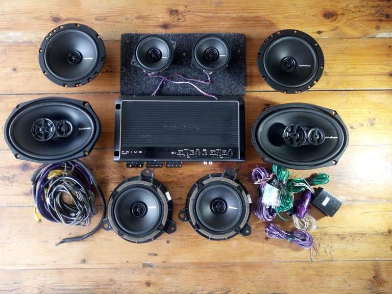 Rockford Fosgate Car Audio Amp and Speakers
