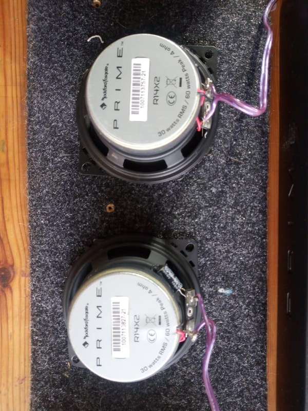 Rockford Fosgate Car Audio Amp and Speakers