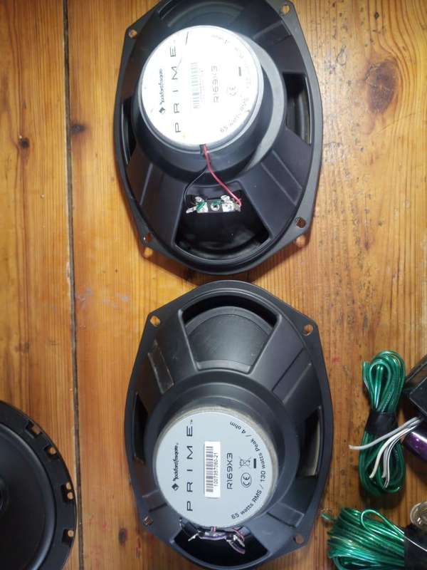 Rockford Fosgate Car Audio Amp and Speakers