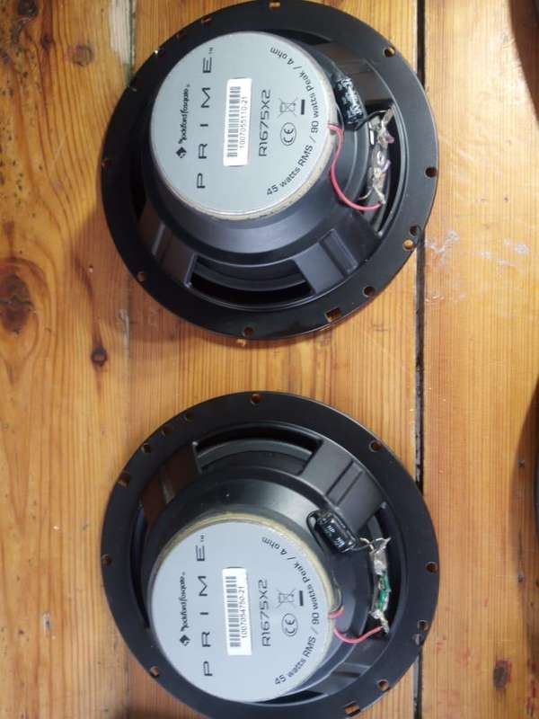 Rockford Fosgate Car Audio Amp and Speakers