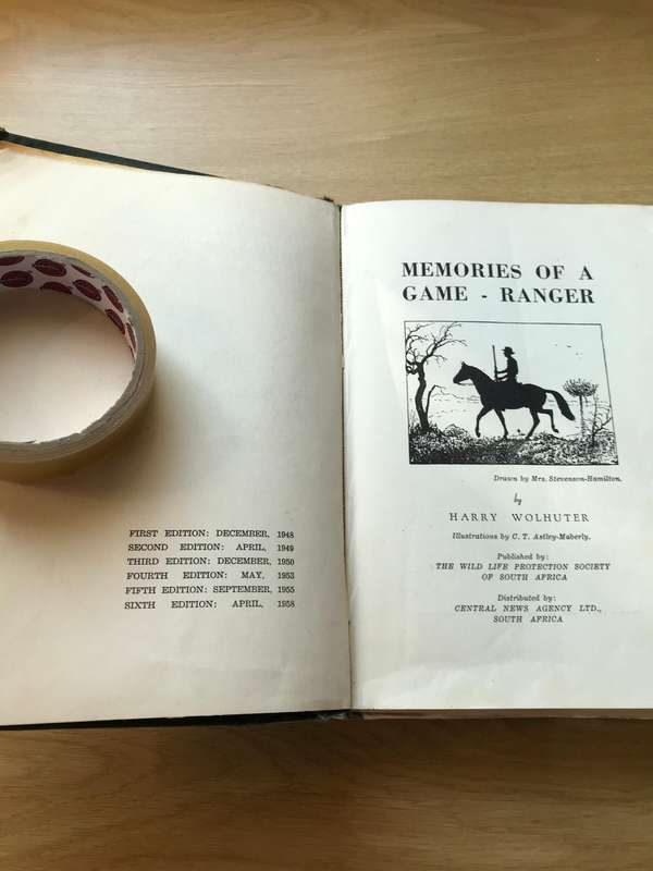 Memories of a Game Ranger - H. Wolhuter