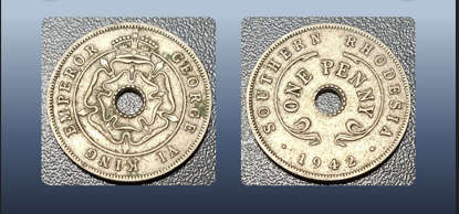 SOUTHERN RHODESIA 1 PENNY 1942