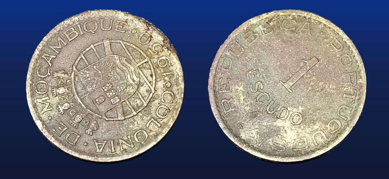 MOZAMBIQUE 1 ESCUDO 1950