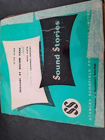 SEVEN SINGLES - SOUND STORIES - BRITISH GP AND OULTEN PARK - 3 RECORDS