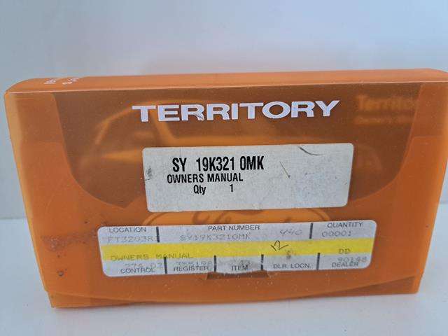 FORD TERRITORY OWNERS MANUAL - 2005