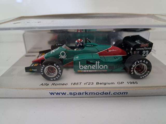 1985 ALFA ROMEO FI 185 T BELGIUM GP EDDIE CHEEVER