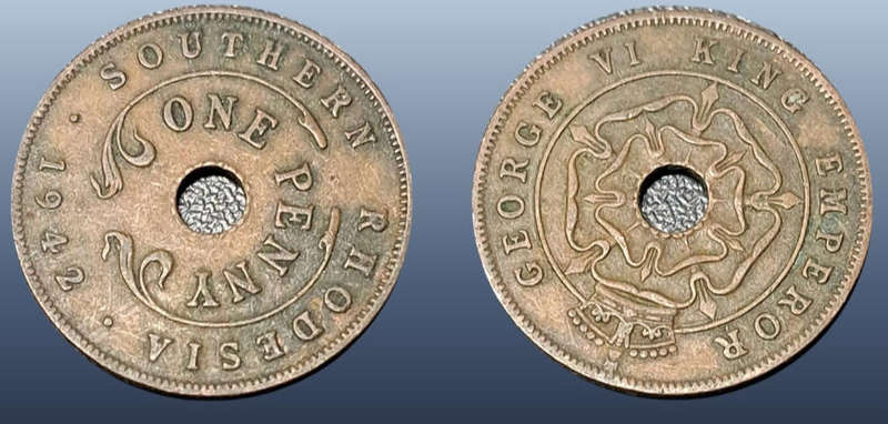 SOUTHERN RHODESIA 1 PENNY 1942