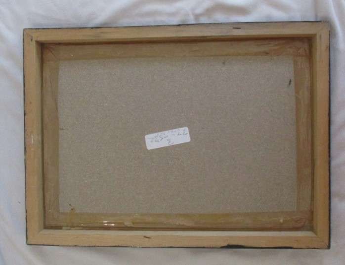 Art Nouveau Toulouse-Lautrec print with wooden frame - Jane Avril