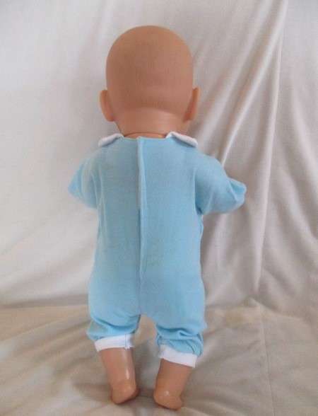 A vintage Zapf Creation, Germany anatomically correct Baby Born boy doll