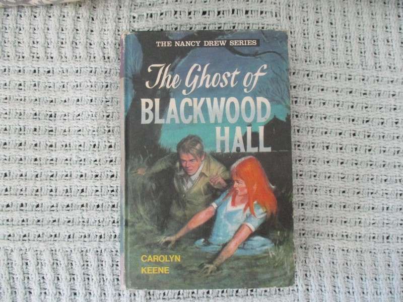 1972 hard cover - one in the Nancy Drew series - The Ghost of Blackwood Hall by Carolyn Keene