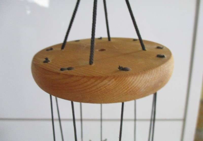 Brass cherub wind chimes with lovely tinkling sound