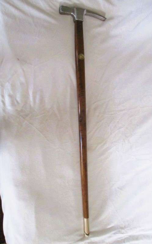 So cool!! Vintage coal mining Deputy's walking stick