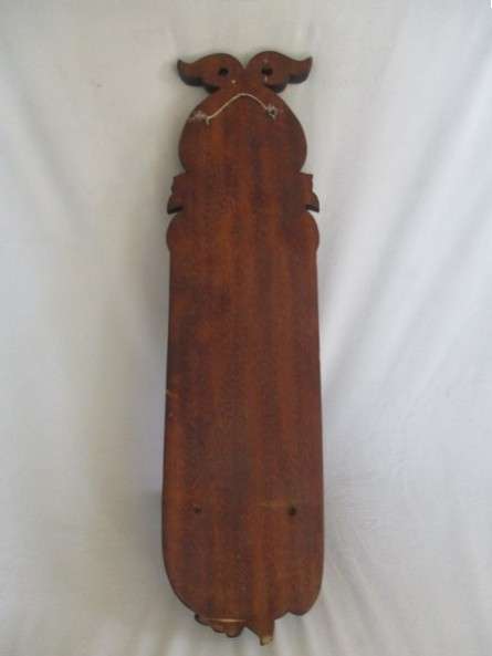Stunning vintage/antique tall, beautifully carved solid wood wall sconce shelf