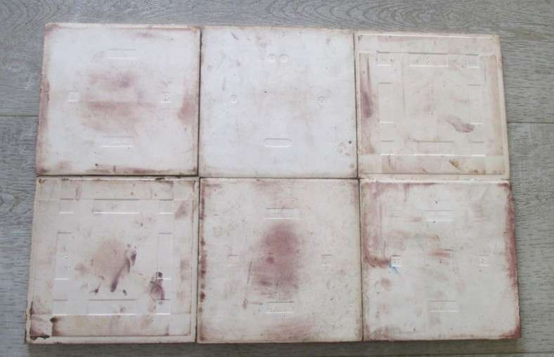 Vintage 1960`s ceramic tile mural - hand painted Liebermann tiles -  bygone kitchen scene