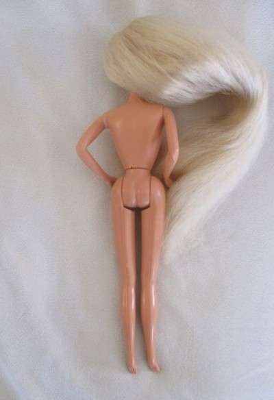 Vintage 1991/92 Totally Hair Barbie with very long hair and in lovely dress - knees bend