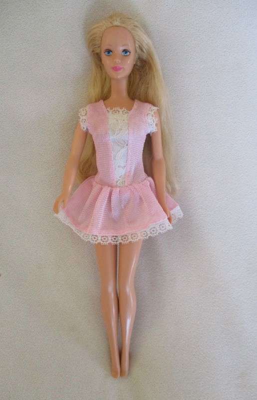 Two pretty reconstructed Mattel Barbie dolls - Magic of the Rainbow Glee and Sleeping Beauty