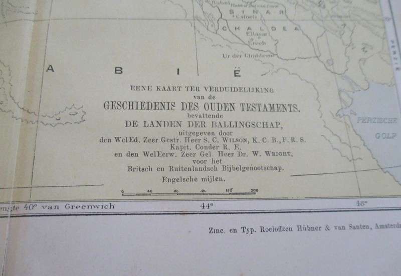 'n Baie ou Hollandse Bybel met gebosseleerde leer omslag