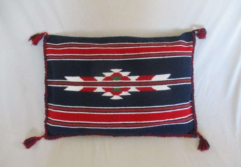Large Middle Eastern cushion made from woven material