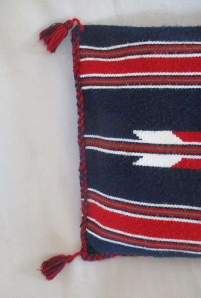Large Middle Eastern cushion made from woven material