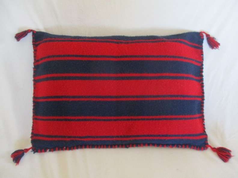 Large Middle Eastern cushion made from woven material
