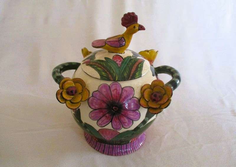 2003 Ardmore Studio lidded jar (restored)