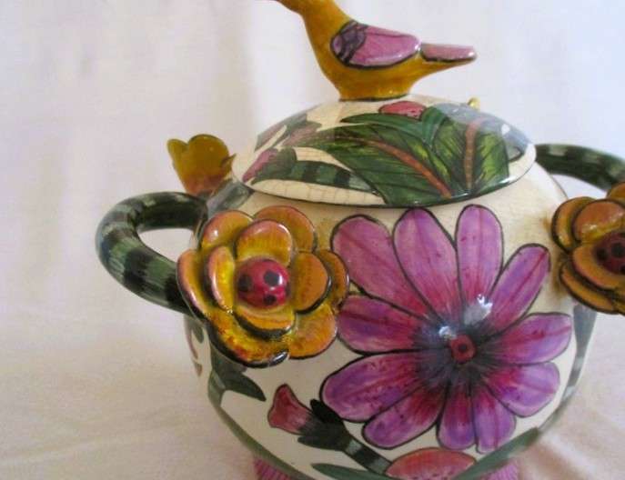 2003 Ardmore Studio lidded jar (restored)