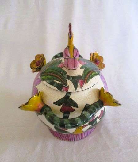 2003 Ardmore Studio lidded jar (restored)
