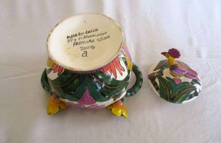 2003 Ardmore Studio lidded jar (restored)