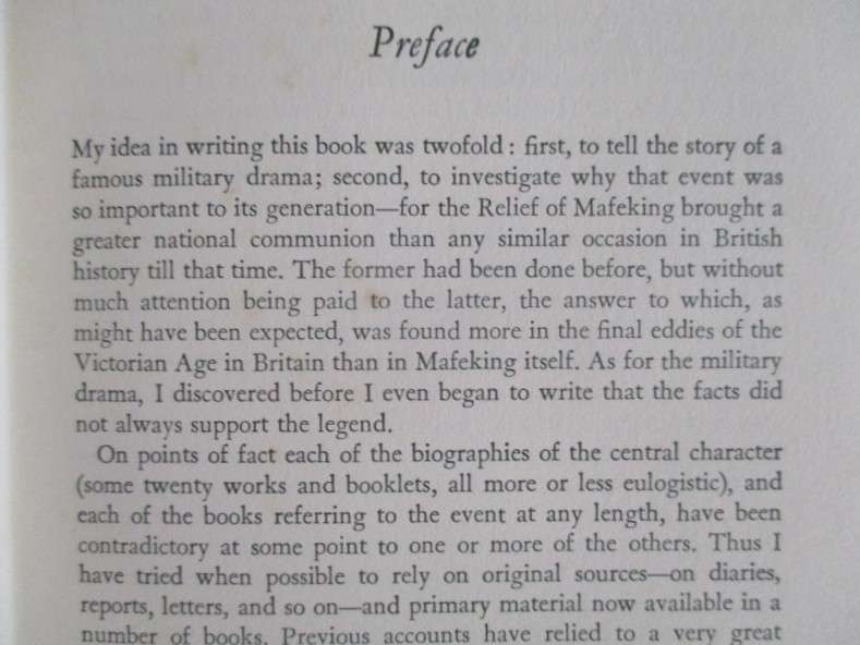 1966 First edition - Mafeking A Victorian Legend