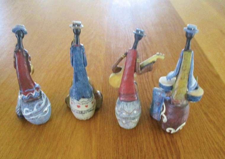 Cool vintage Blues Band art figurines
