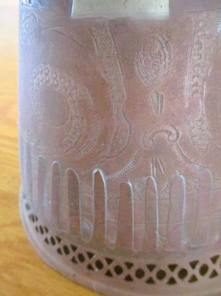 Rare! Antique copper and brass Moroccan Nafir/Ramadan trumpet (would make unique pendant light)