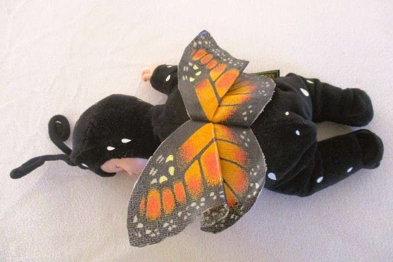 Rare!!    Adorable Vintage 1990's Anne Geddes butterfly doll