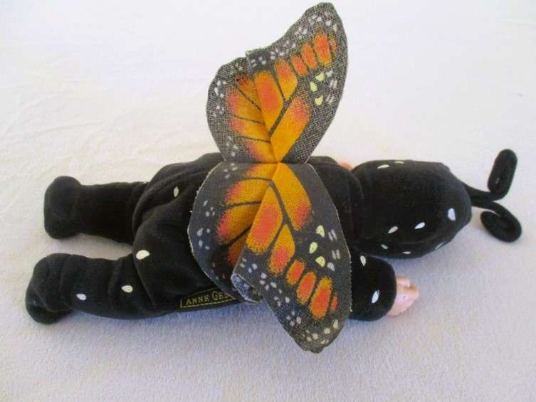 Rare!!    Adorable Vintage 1990's Anne Geddes butterfly doll