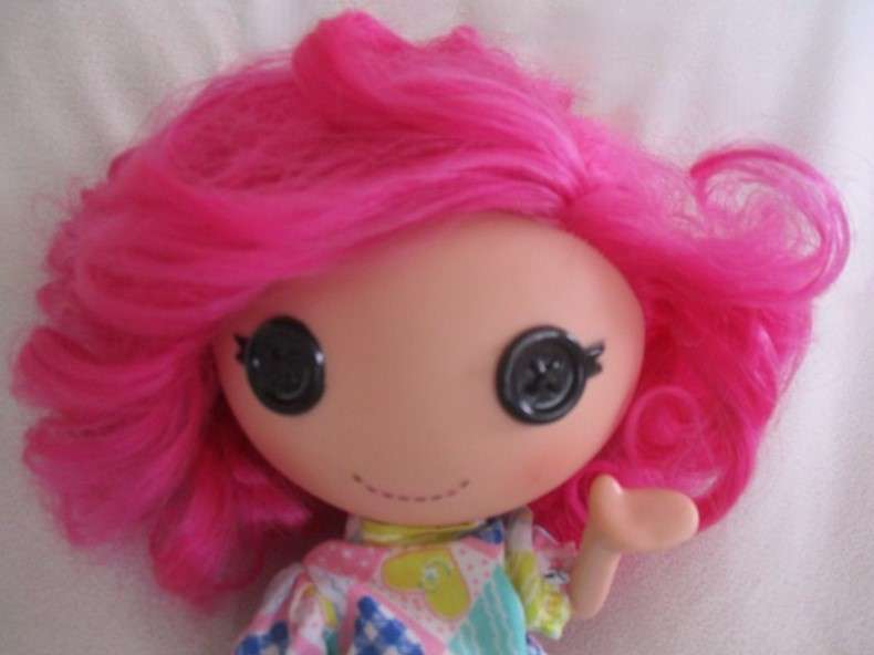 1996 Larger size Lalaloopsy doll with beautiful pink curls