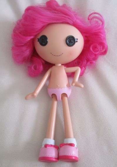 1996 Larger size Lalaloopsy doll with beautiful pink curls