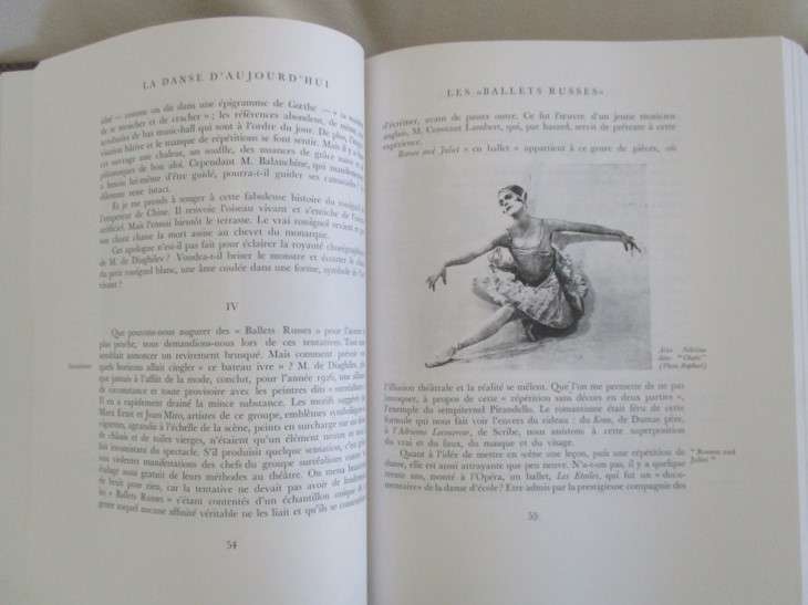 Beautiful French book in Box file - La Danse D'aujourd'Hui by Andre Levinson
